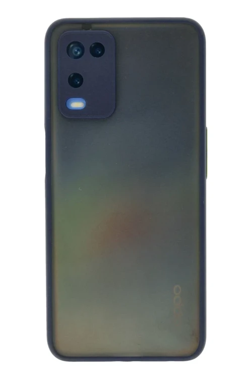 Oppo A54 4G Kılıf Montreal Silikon Kapak - Lacivert
