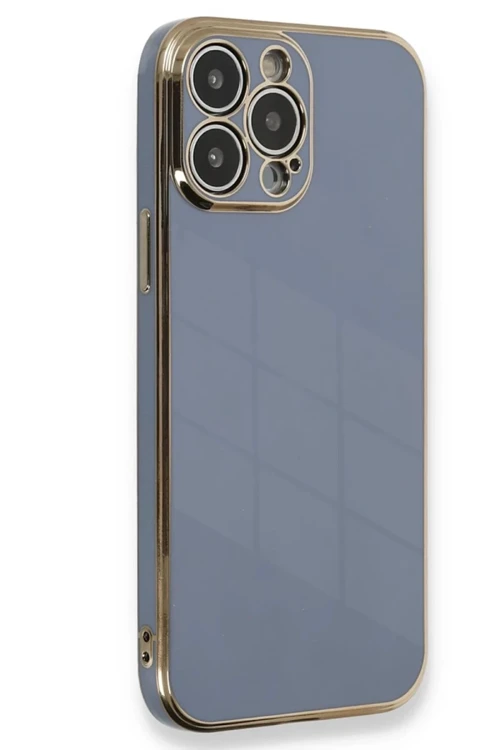 Apple iPhone 15 Pro Kılıf Volet Silikon - Mavi
