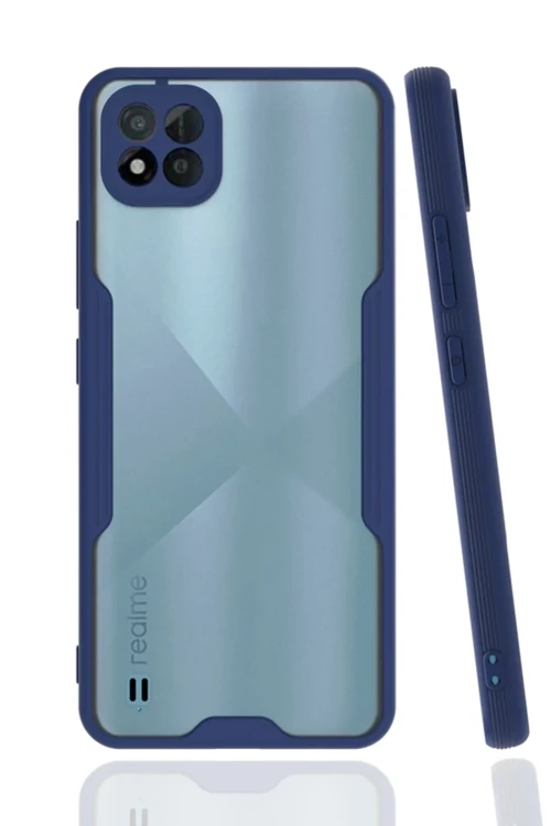 Realme C11 2021 Kılıf Platin Silikon - Lacivert