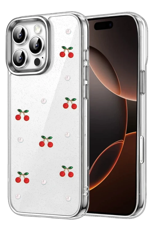 Apple iPhone 16 Pro Max Fiyonk Desenli Kapak - Desen 9