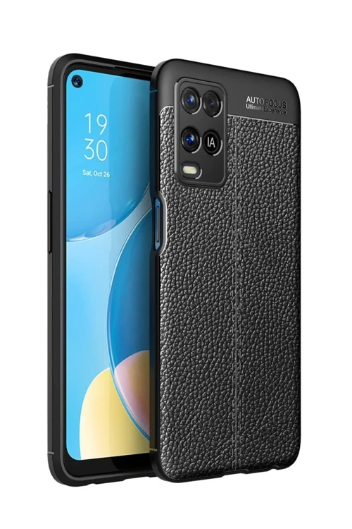 Oppo A54 4G Kılıf Auto Focus Kapak - Siyah