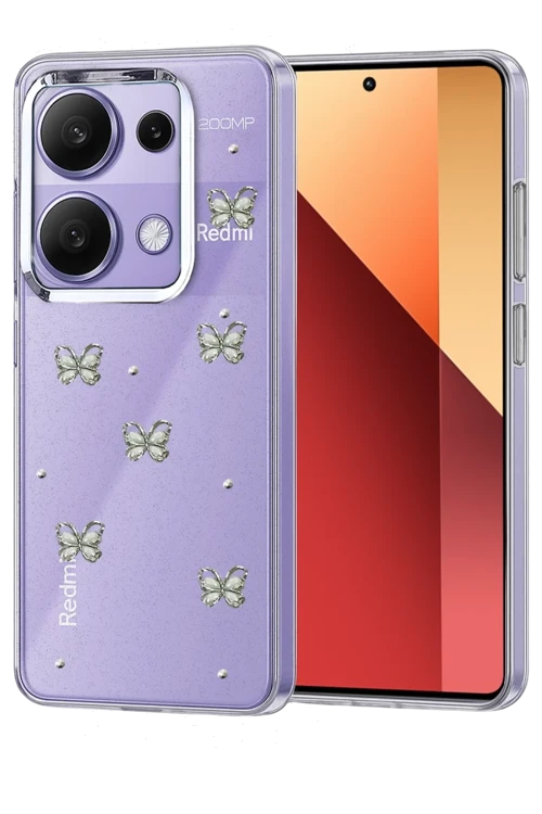 Xiaomi Redmi Note 13 Pro 4G Fiyonk Desenli Kapak - Desen 9