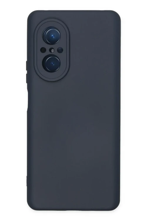 Huawei Nova 9 SE Kılıf Nano içi Kadife Silikon - Lacivert