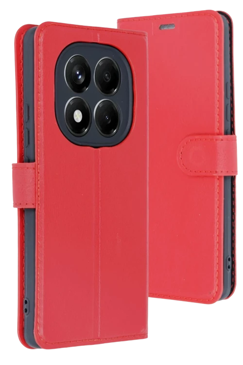 Xiaomi Redmi Note 15 Pro 5G Trend S Plus Kapaklı Kılıf - Kırmızı