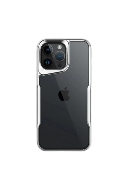 Apple iPhone 16 Pro Kılıf Boyi Silikon Kapak - Gümüş