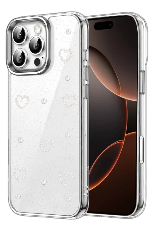 Apple iPhone 16 Pro Max Fiyonk Desenli Kapak - Desen 10