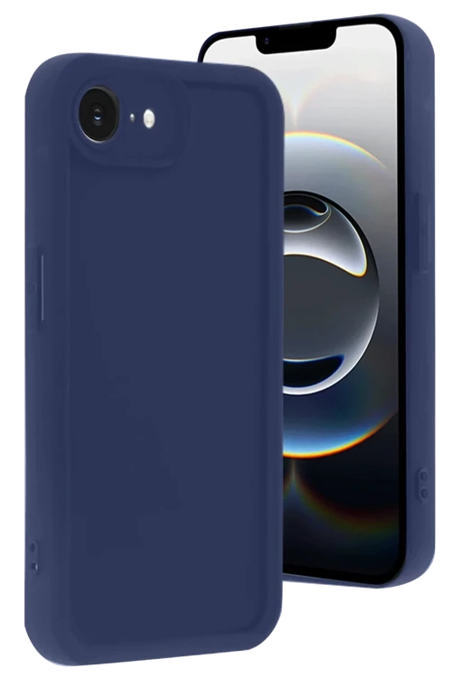 Apple iPhone 16E Kılıf Viera Silikon - Lacivert