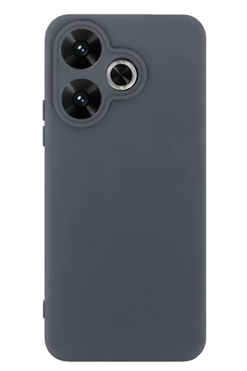 Xiaomi Redmi 13 4G Kılıf First Silikon - Gri