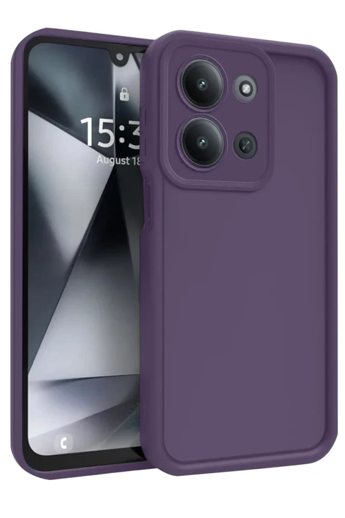 Xiaomi Redmi 15C 4G Viera Silikon - Mürdüm