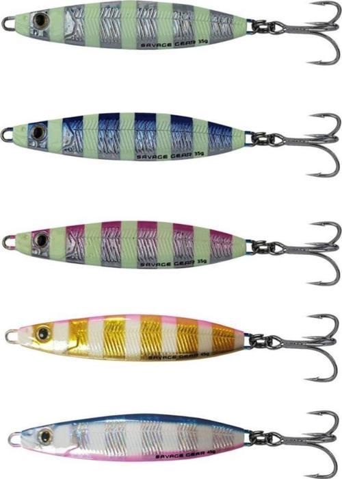 Psycho Sprat 60g Jigging Suni Yem Zebra Glow Fosforlu Gold Pink Zebra