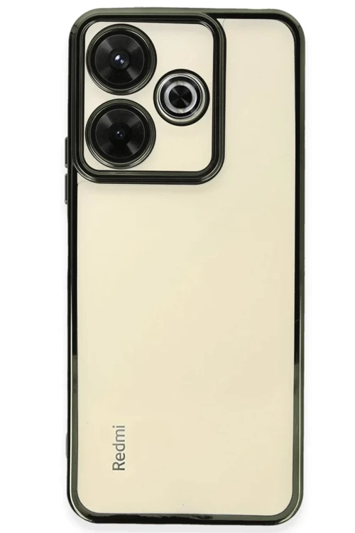 Xiaomi Redmi 13 4G Kılıf Razer Lensli Silikon - Yeşil