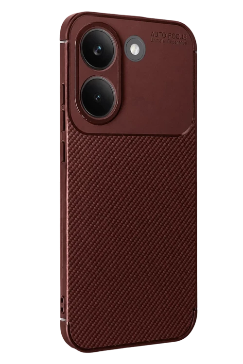 Xiaomi Poco X8 Pro Auto Focus Karbon Kapak - Bordo