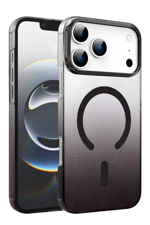 Apple iPhone 17 Pro Glossy Magsafe Kapak - Siyah