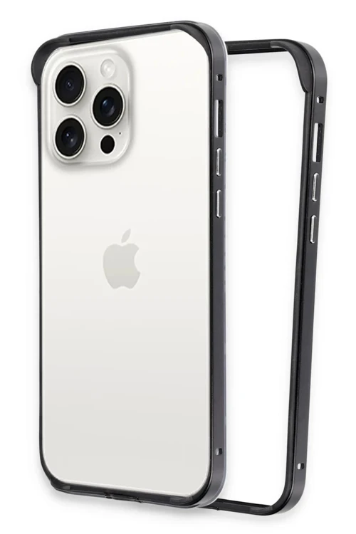 Apple iPhone 15 Pro Land Bumper Koruma Kapak - Siyah