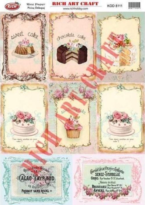 Pirinç Dekopaj Kağıdı Model 8111