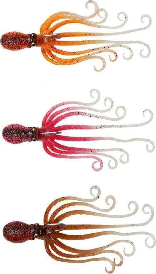 3D Octopus Ahtapot Silikon 35g 10cm Jigging Suni Yem