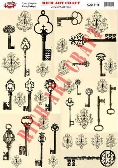 Pirinç Dekopaj Kağıdı Model 8115