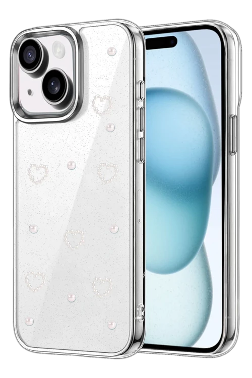 Apple iPhone 15 Fiyonk Desenli Kapak - Desen 10