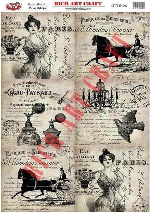 Pirinç Dekopaj Kağıdı Model 8124