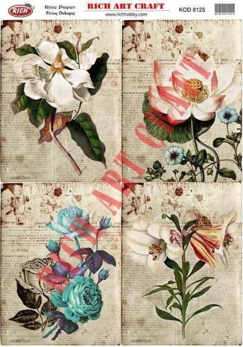 Pirinç Dekopaj Kağıdı Model 8125