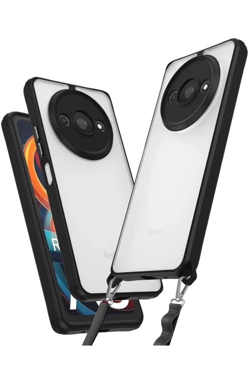 Xiaomi Redmi A3 4G Kılıf Penta Silikon Kılıf - Siyah