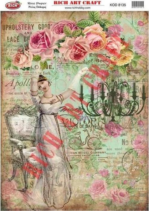 Pirinç Dekopaj Kağıdı Model 8135
