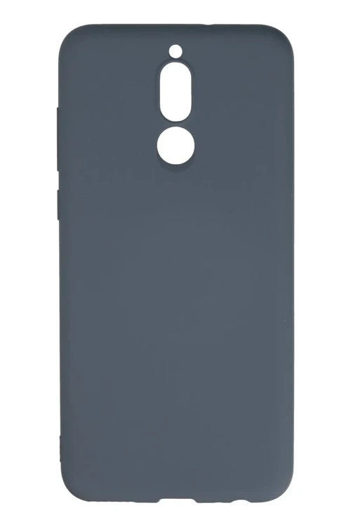Huawei Mate 10 Lite Kılıf Nano içi Kadife Silikon - Gri