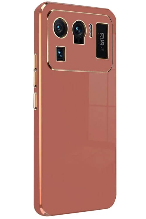Xiaomi Mi 11 Ultra Kılıf Volet Silikon - Kırmızı