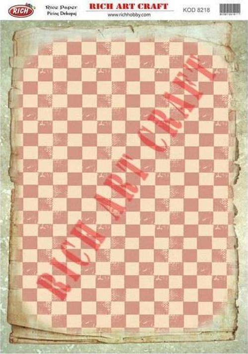 Pirinç Dekopaj Kağıdı Model 8218