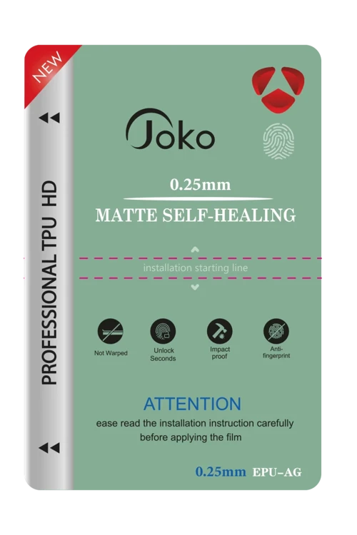Joko TPU 0.25MM HD Makine Auto Repair Mat Ekran Koruyucu