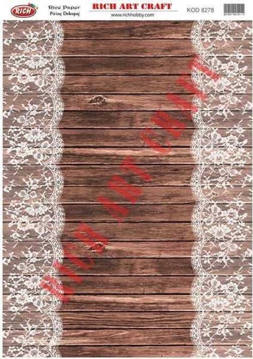 Pirinç Dekopaj Kağıdı Model 8278