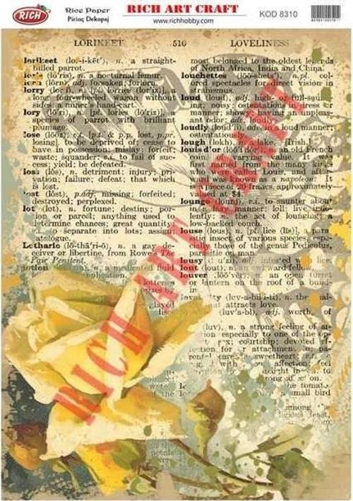 Pirinç Dekopaj Kağıdı Model 8310