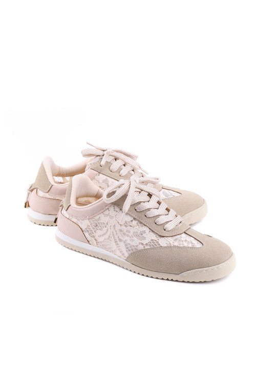 Eva Dantel Detaylı Günlük Sneaker