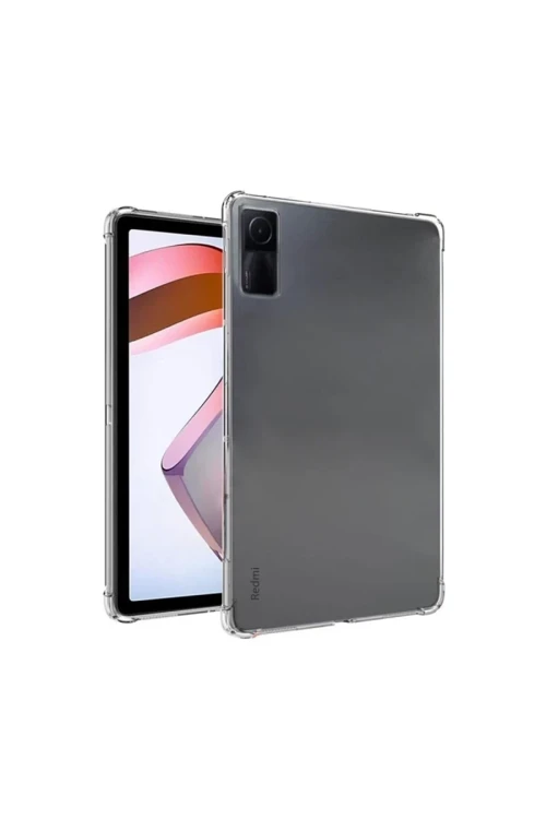 Xiaomi Redmi Pad SE 4G Kılıf Anti Shock Tablet Silikon - Şeffaf