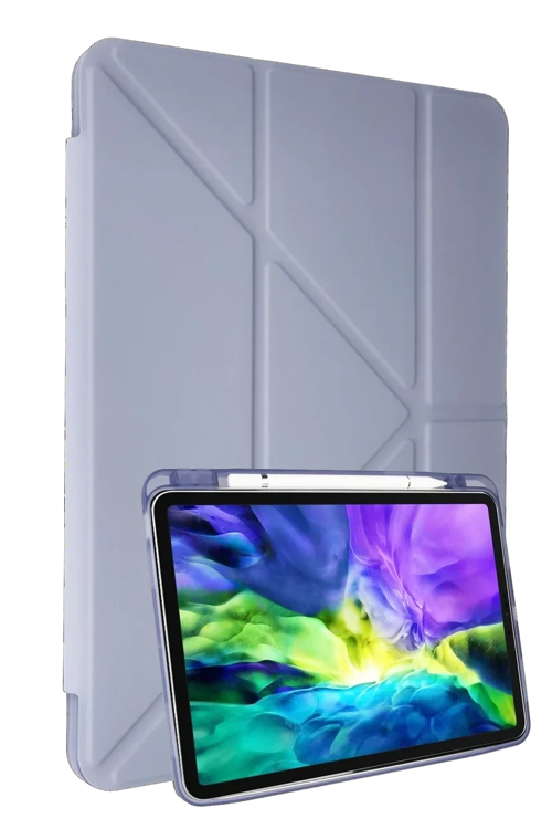 Newface İpad Air 4 10.9 Kılıf Kalemlikli Mars Tablet Kılıfı - Lila