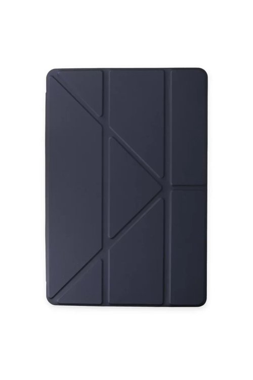 Newface İpad Pro 12.9 (2021) Kılıf Kalemlikli Mars Tablet Kılıfı - Lacivert