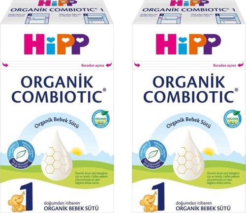 1 Organik Combiotic Bebek Sütü 600gr X2adet