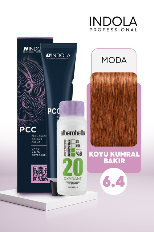 Oksidan+Indola PCC Saç Boyası 60 Ml. (1'er Adet)