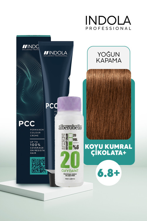 Oksidan+Indola PCC Saç Boyası 60 Ml. (1'er Adet)