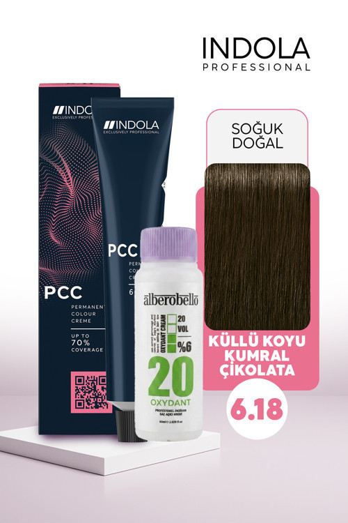 Oksidan+Indola PCC Saç Boyası 60 Ml. (1'er Adet)