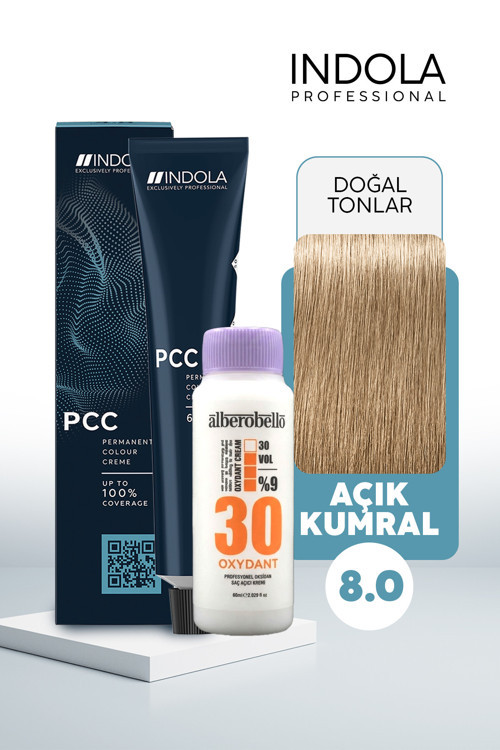 Oksidan+Indola PCC Saç Boyası 60 Ml. (1'er Adet)