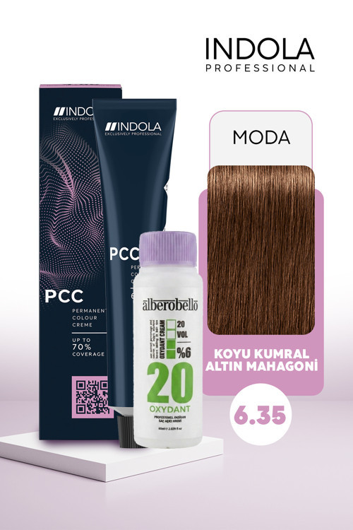 Oksidan+Indola PCC Saç Boyası 60 Ml. (1'er Adet)