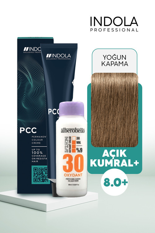 Oksidan+Indola PCC Saç Boyası 60 Ml. (1'er Adet)