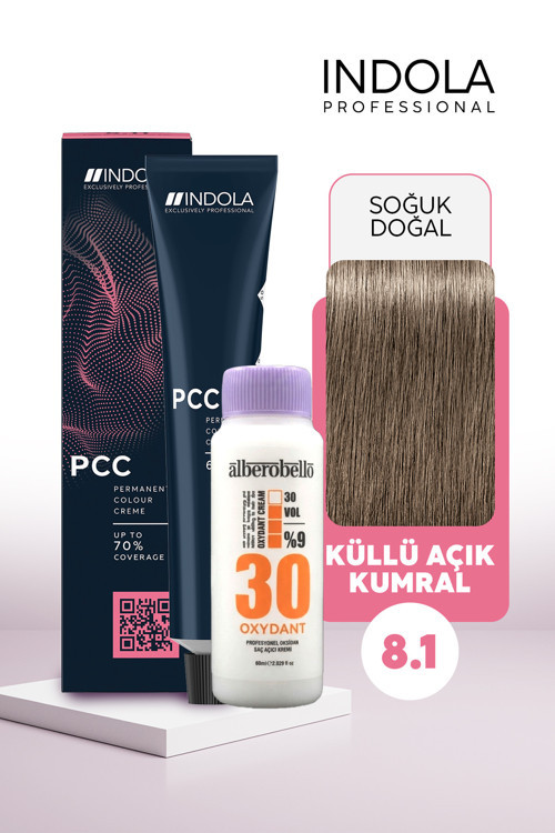 Oksidan+Indola PCC Saç Boyası 60 Ml. (1'er Adet)