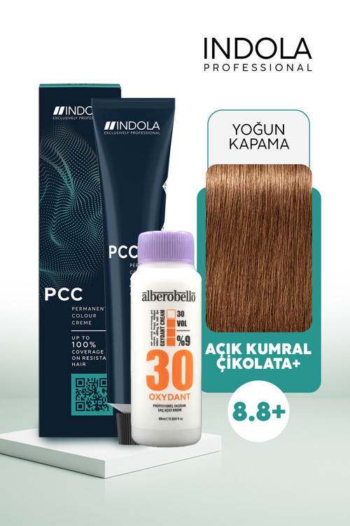 Oksidan+Indola PCC Saç Boyası 60 Ml. (1'er Adet)