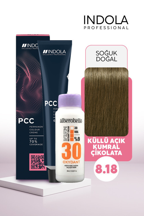Oksidan+Indola PCC Saç Boyası 60 Ml. (1'er Adet)