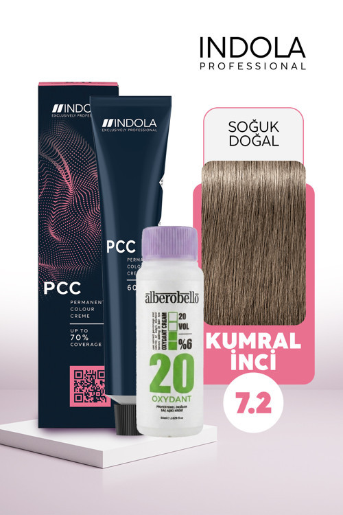 Oksidan+Indola PCC Saç Boyası 60 Ml. (1'er Adet)