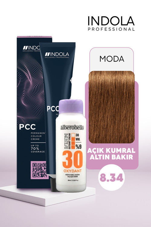 Oksidan+Indola PCC Saç Boyası 60 Ml. (1'er Adet)