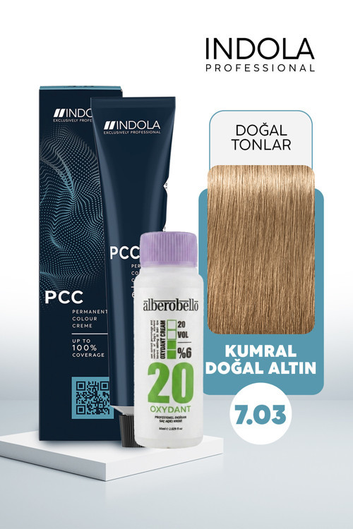 Oksidan+Indola PCC Saç Boyası 60 Ml. (1'er Adet)