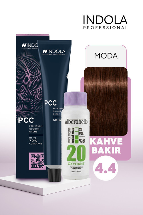 Oksidan+Indola PCC Saç Boyası 60 Ml. (1'er Adet)